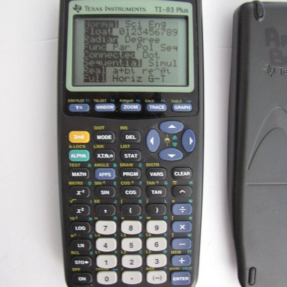 Texas Instruments TI-83 Plus Graphing Calculator W/Cover Tested And Works Great - Picture 4 of 8